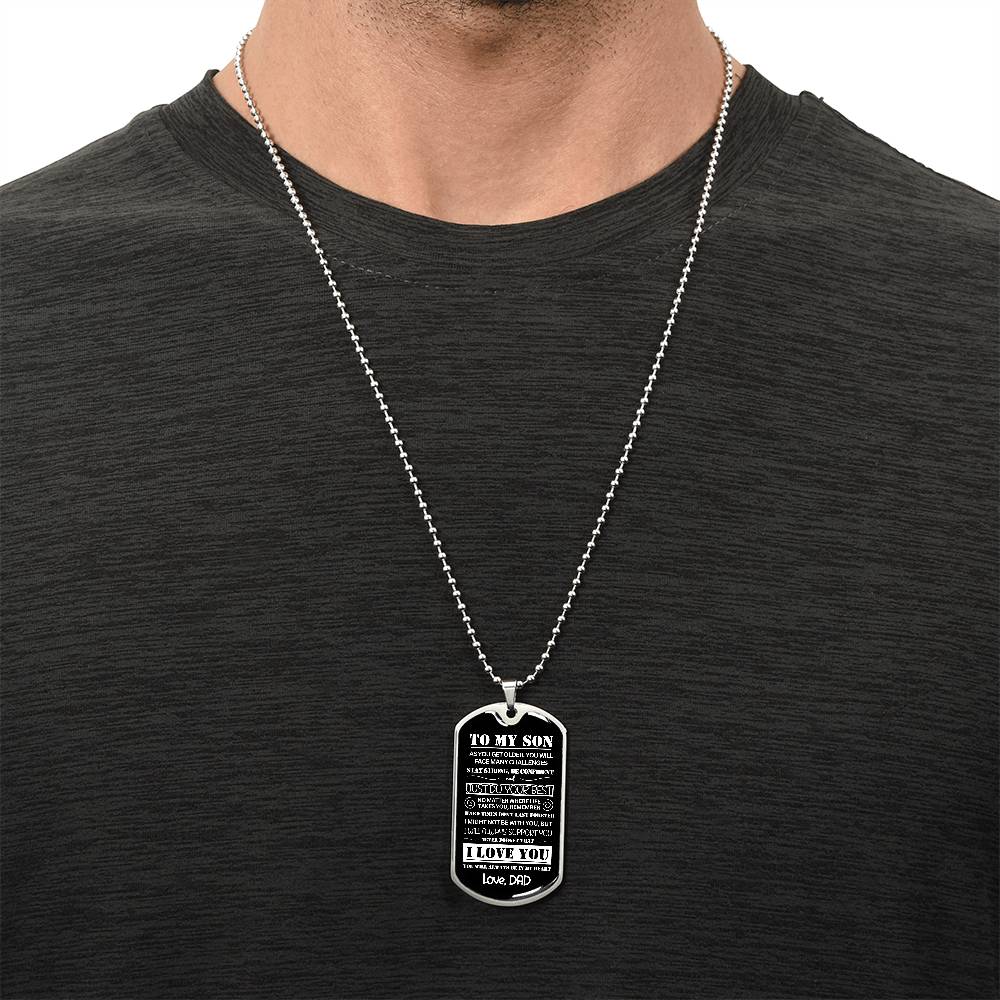 To My Son, Love Dad - "Stay Strong" (TLG805) โ PRICE INCLUDES SHIPPING