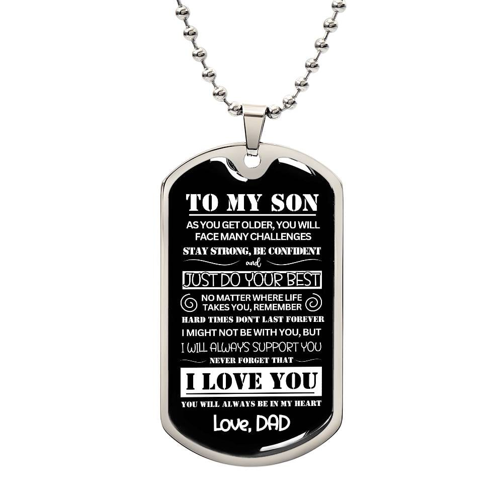 To My Son, Love Dad - "Stay Strong" (TLG805) โ PRICE INCLUDES SHIPPING