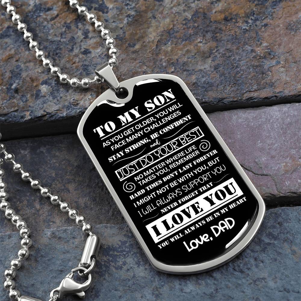 To My Son, Love Dad - "Stay Strong" (TLG805) โ PRICE INCLUDES SHIPPING