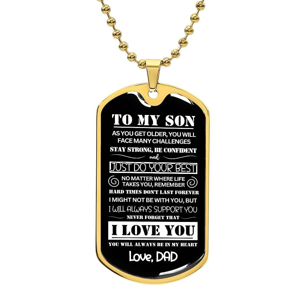 To My Son, Love Dad - "Stay Strong" (TLG805) โ PRICE INCLUDES SHIPPING