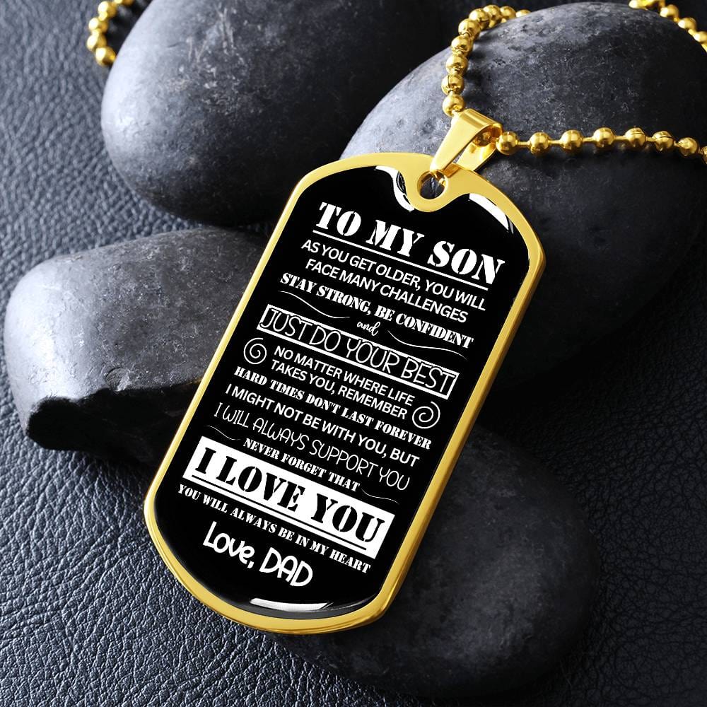 To My Son, Love Dad - "Stay Strong" (TLG805) โ PRICE INCLUDES SHIPPING