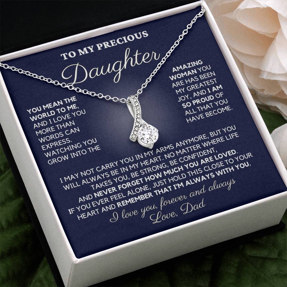 To My Precious Daughter, Love Dad - "You Mean the World to Me" - TLG809