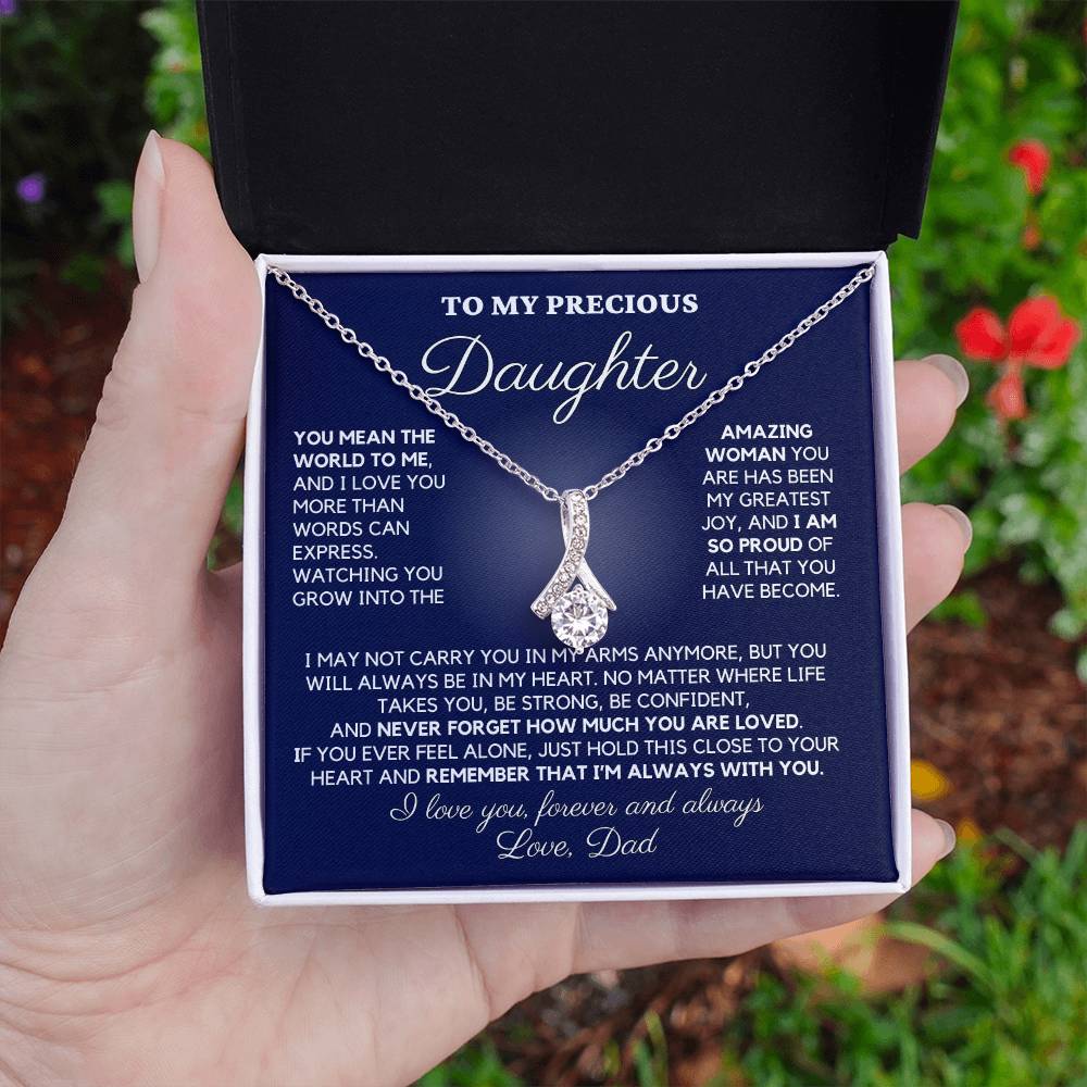 To My Precious Daughter, Love Dad - "You Mean the World to Me" - TLG809