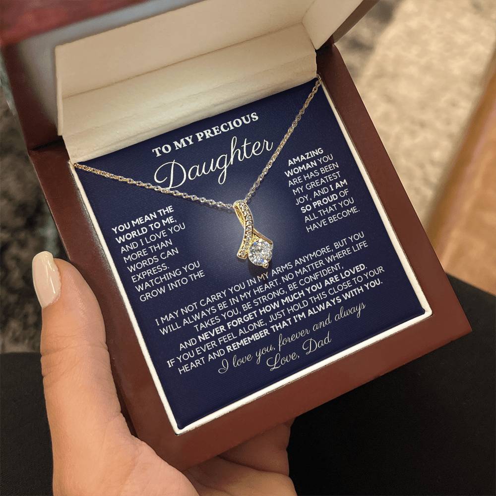 To My Precious Daughter, Love Dad - "You Mean the World to Me" - TLG809