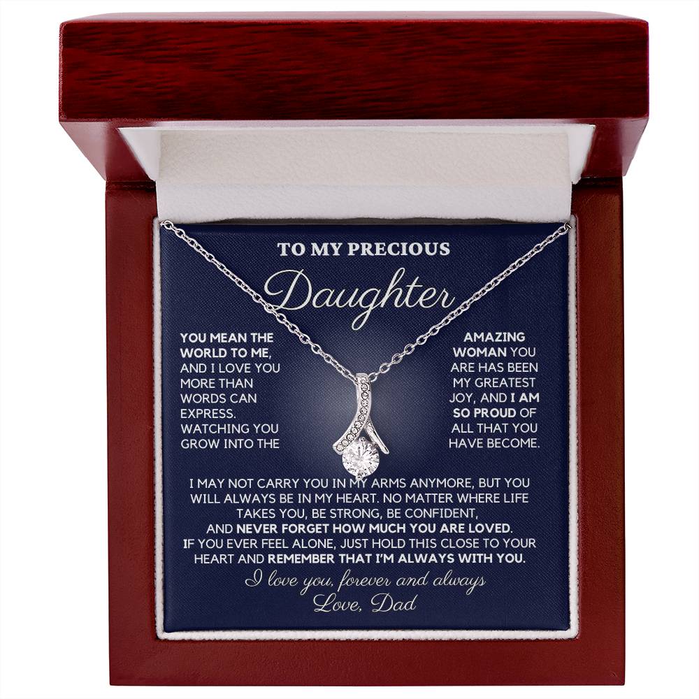 To My Precious Daughter, Love Dad - "You Mean the World to Me" - TLG809