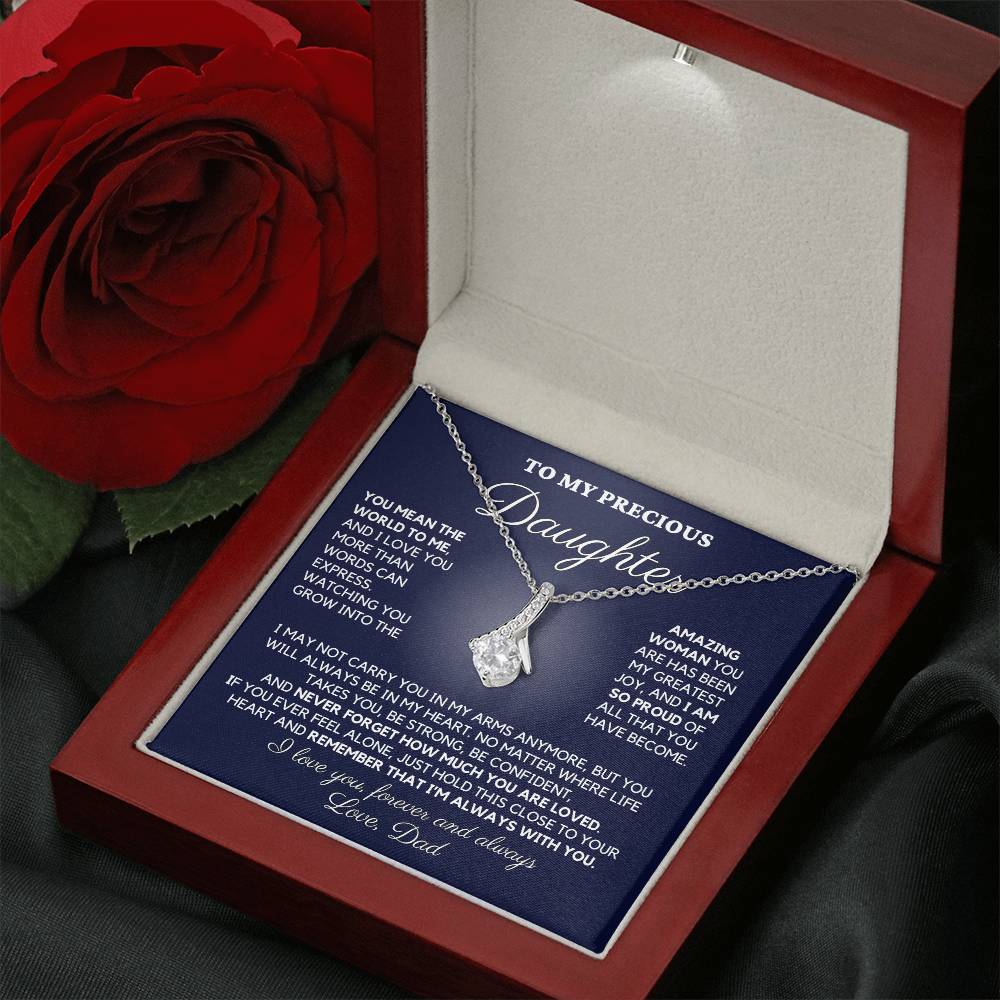 To My Precious Daughter, Love Dad - "You Mean the World to Me" - TLG809