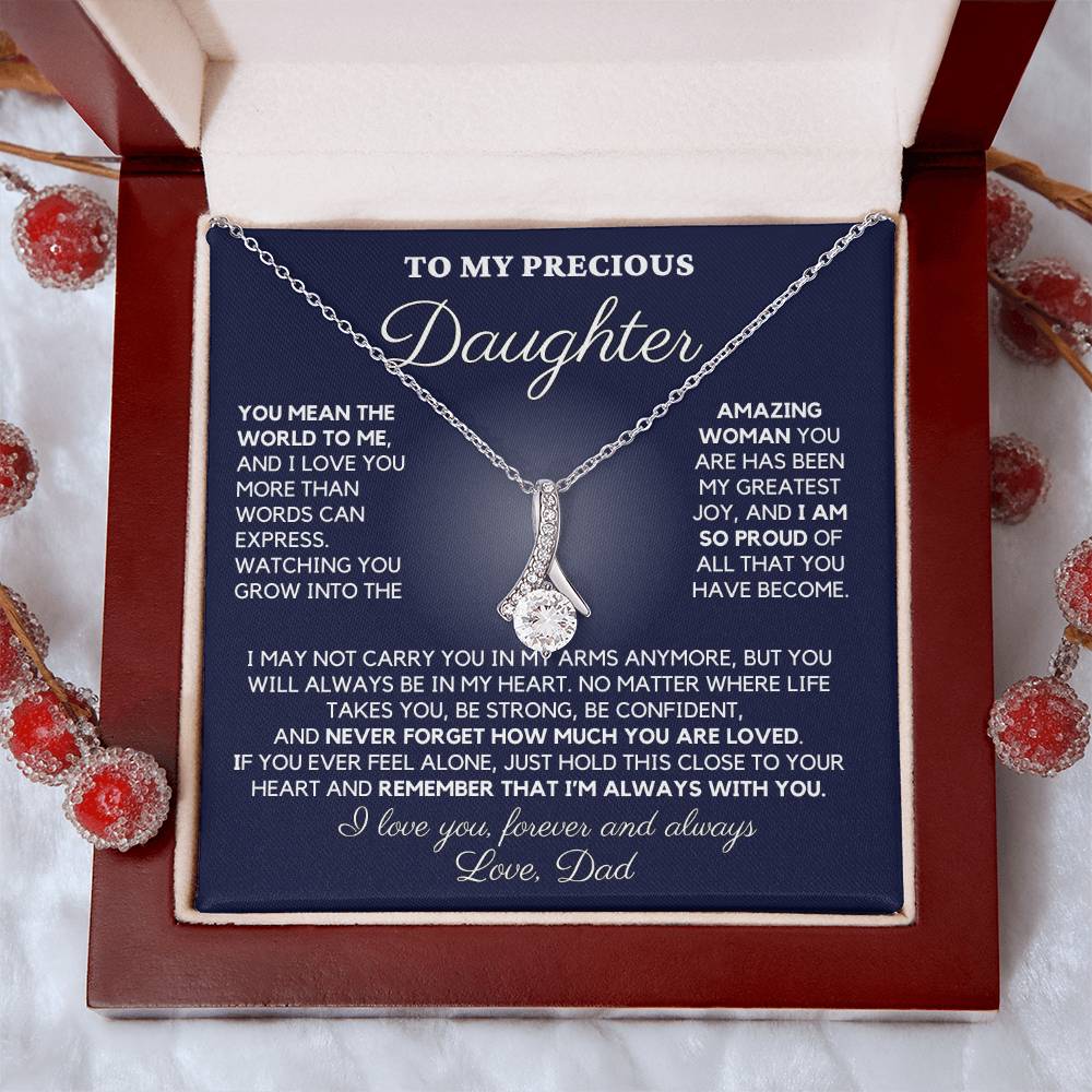 To My Precious Daughter, Love Dad - "You Mean the World to Me" - TLG809