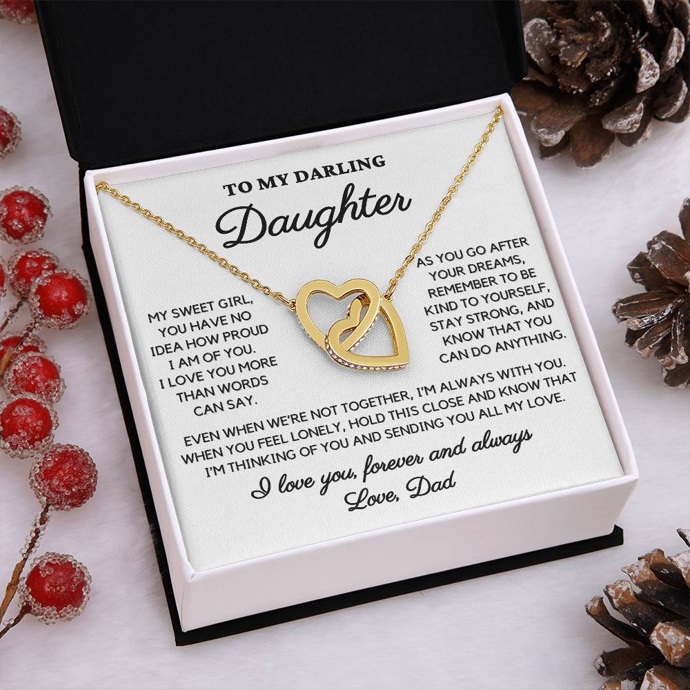To My Darling Daughter, Love Dad - "I Love You More Than Words Can Say" - TLG806
