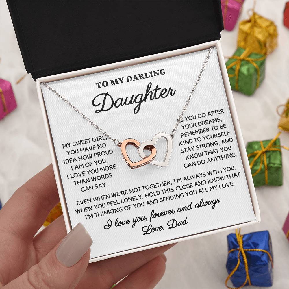 To My Darling Daughter, Love Dad - "I Love You More Than Words Can Say" - TLG806