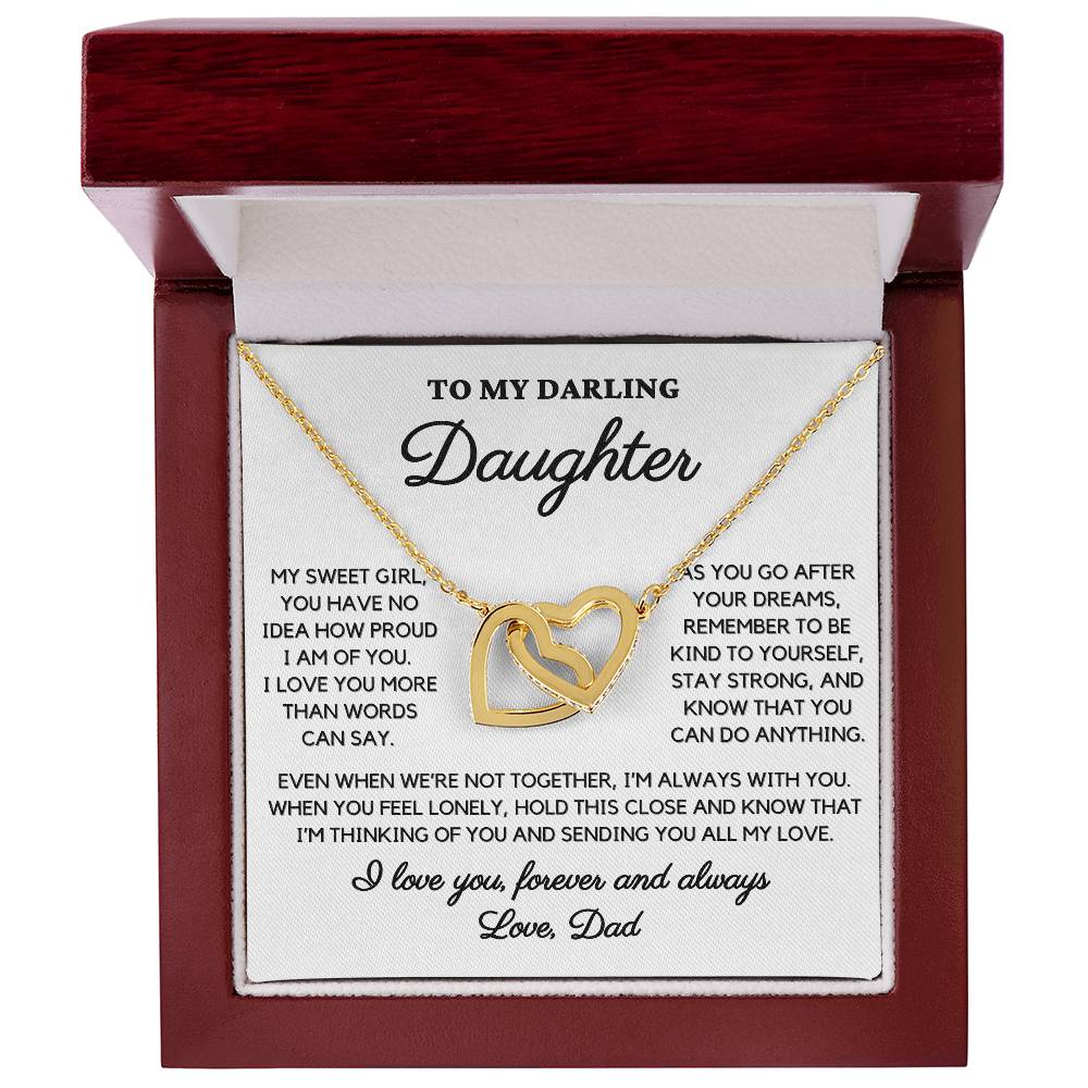 To My Darling Daughter, Love Dad - "I Love You More Than Words Can Say" - TLG806