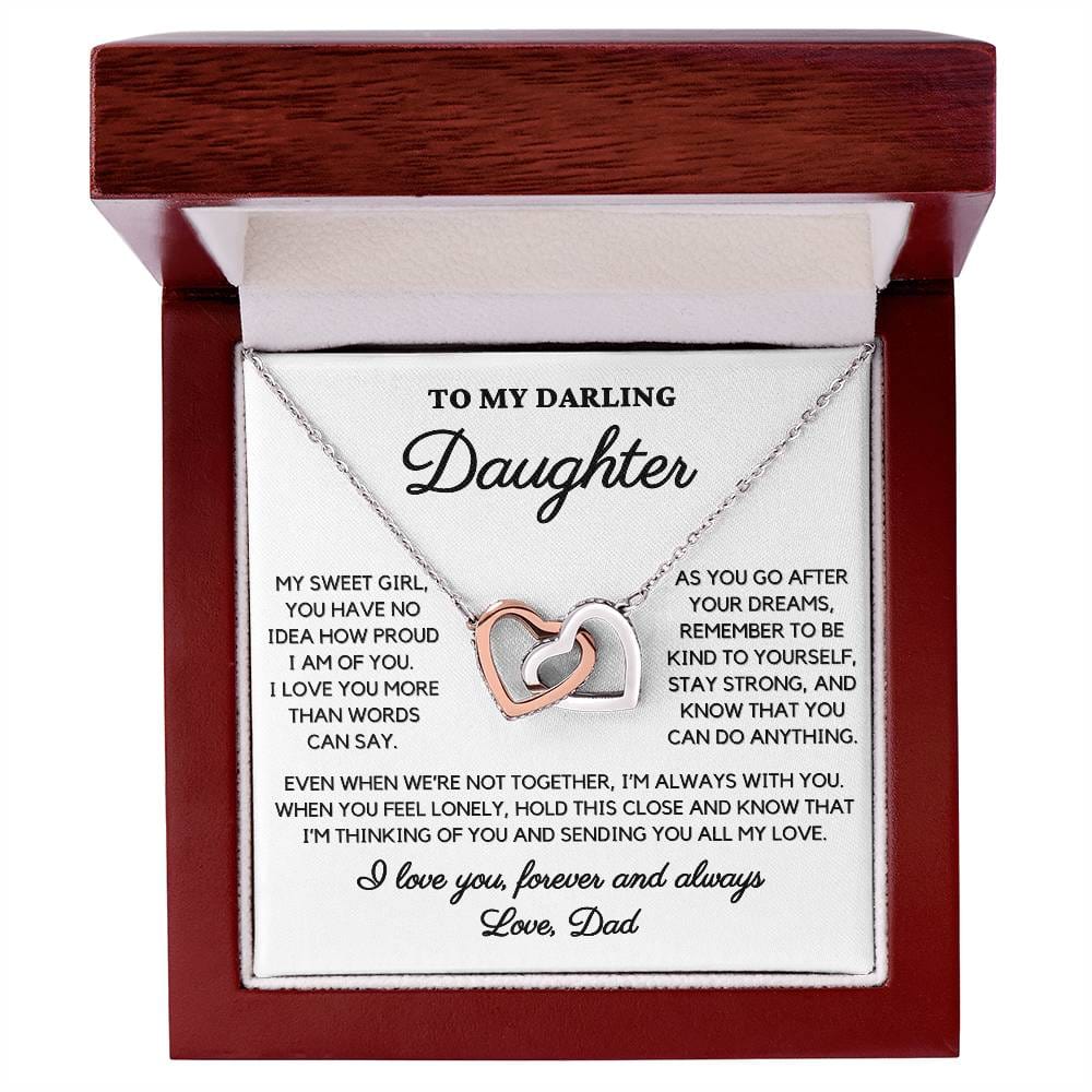 To My Darling Daughter, Love Dad - "I Love You More Than Words Can Say" - TLG806