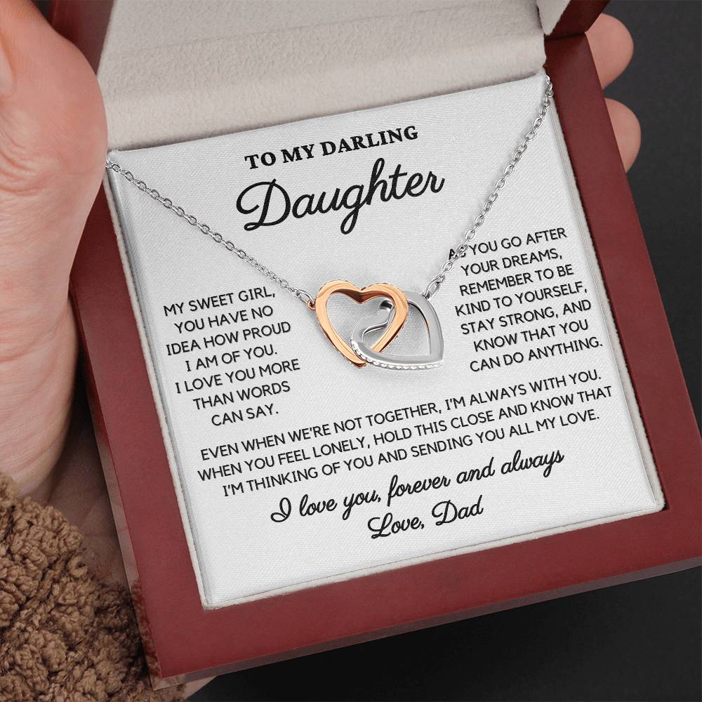 To My Darling Daughter, Love Dad - "I Love You More Than Words Can Say" - TLG806