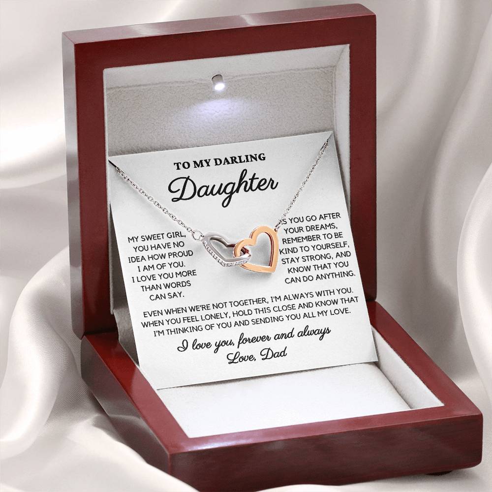 To My Darling Daughter, Love Dad - "I Love You More Than Words Can Say" - TLG806