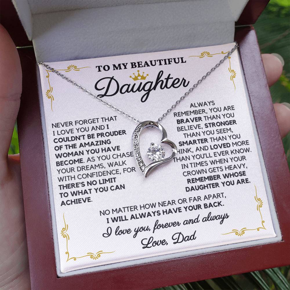 To My Beautiful Daughter, Love Dad – “Remember whose daughter you are” - TLG807