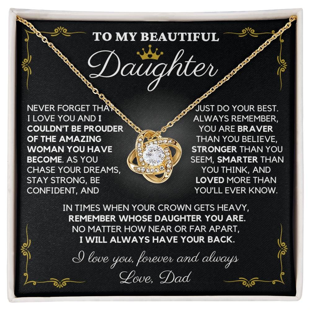 To My Beautiful Daughter, Love Dad – “Remember whose daughter you are” - TLG808