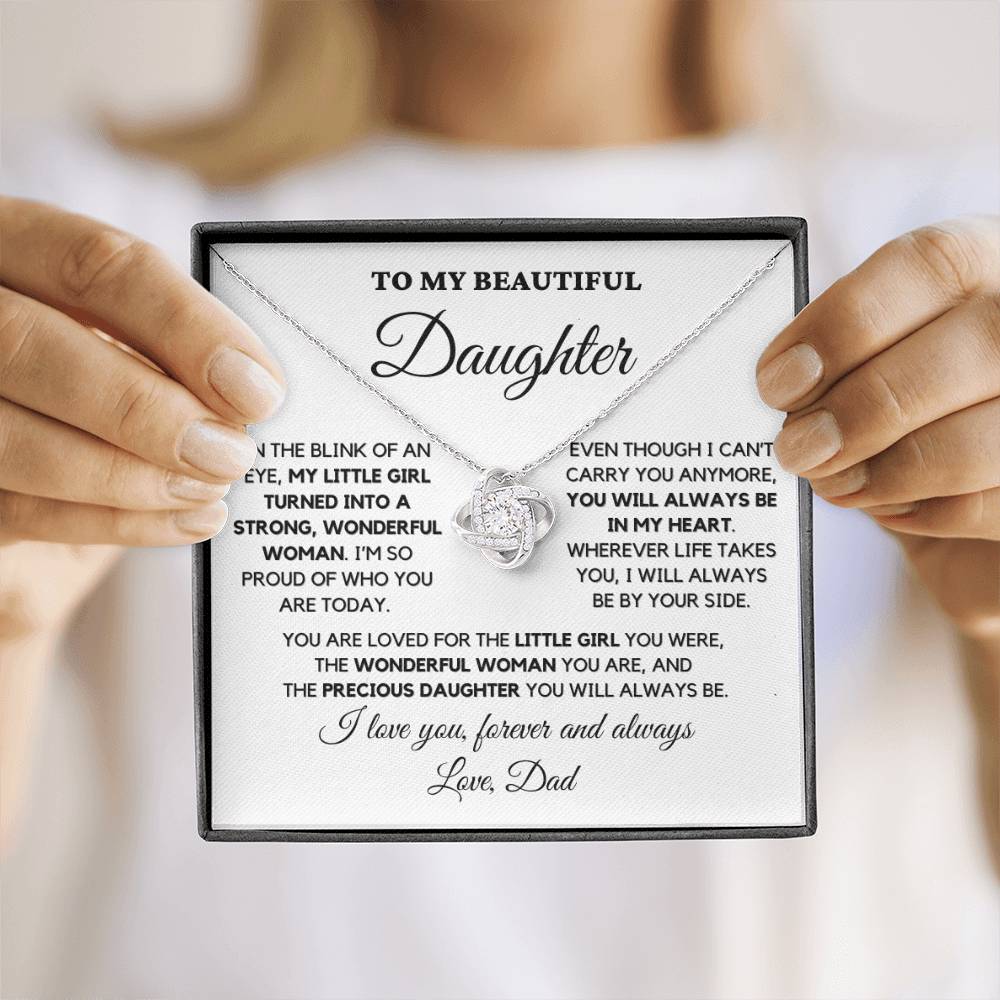 To My Beautiful Daughter, Love Dad – “You will always be in my heart” – TLG804