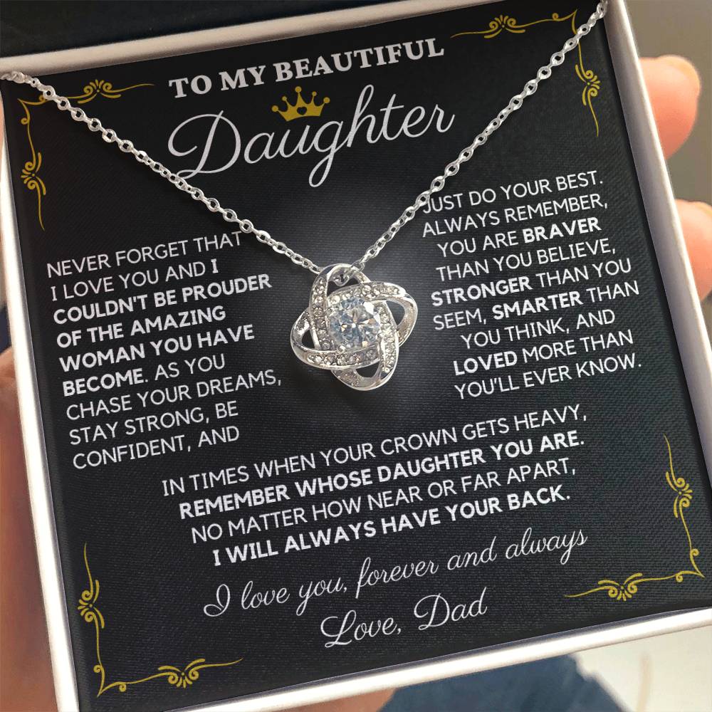 To My Beautiful Daughter, Love Dad – “Remember whose daughter you are” - TLG808