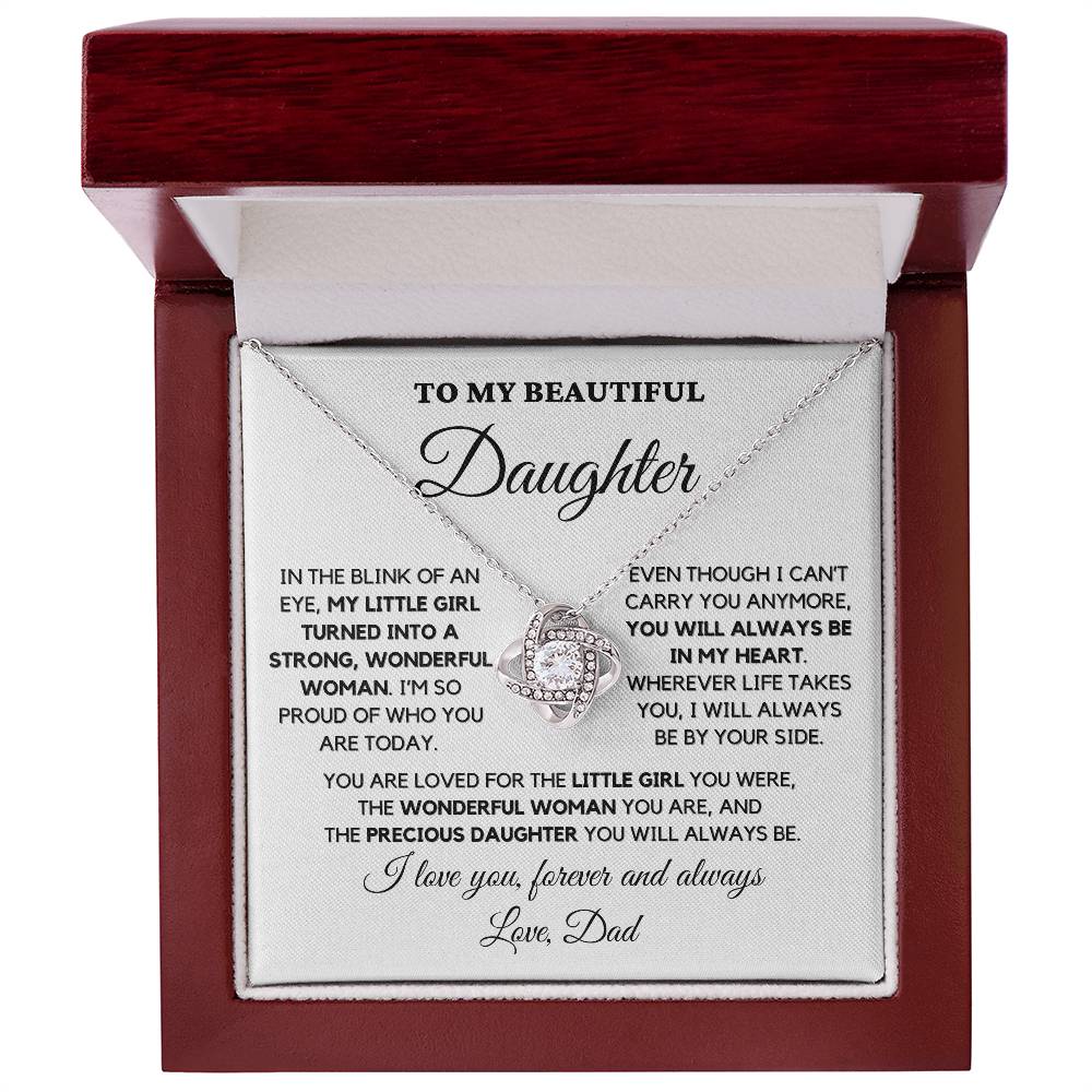 To My Beautiful Daughter, Love Dad – “You will always be in my heart” – TLG804