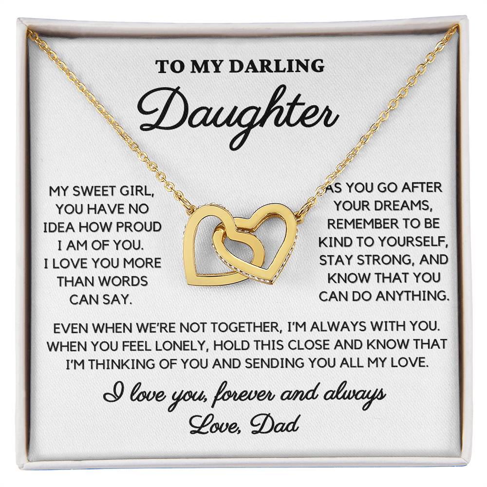 To My Darling Daughter, Love Dad - "I Love You More Than Words Can Say" - TLG806