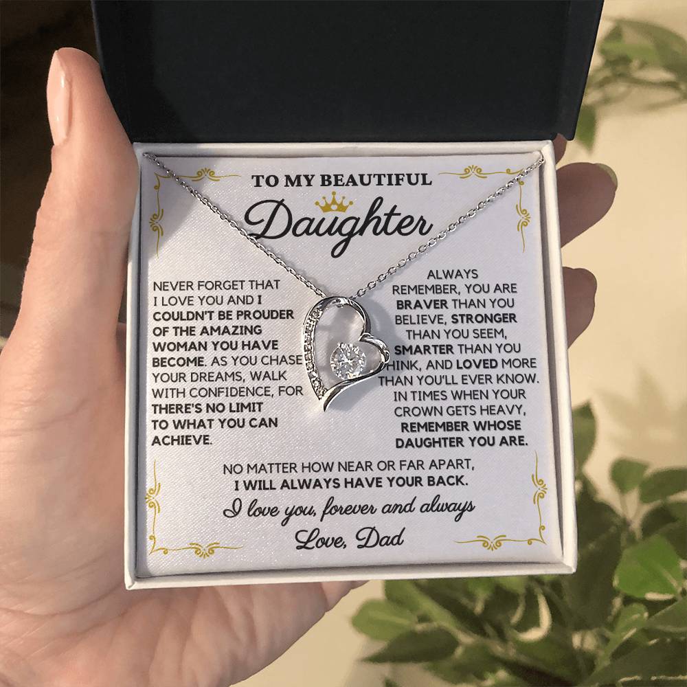 To My Beautiful Daughter, Love Dad – “Remember whose daughter you are” - TLG807