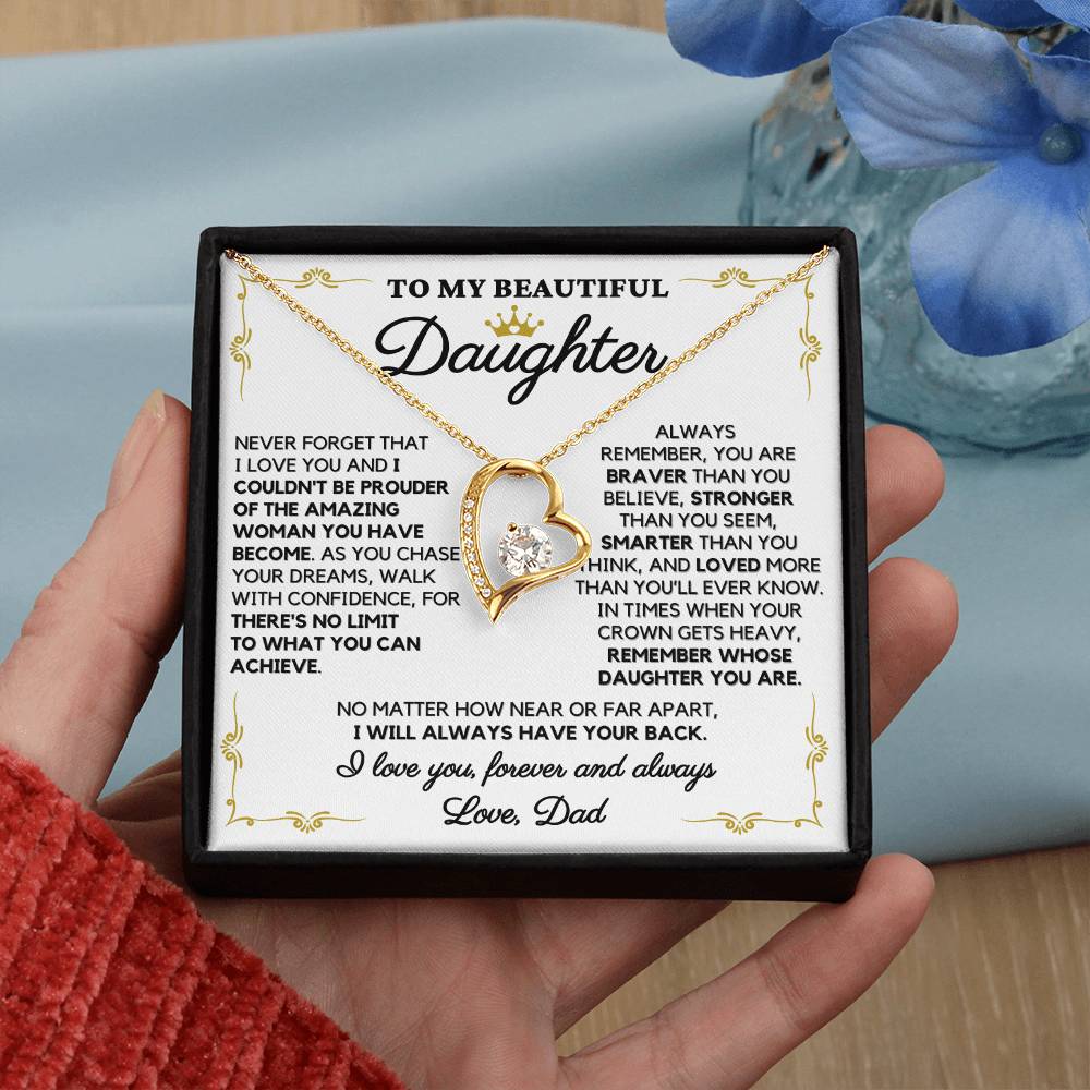 To My Beautiful Daughter, Love Dad – “Remember whose daughter you are” - TLG807