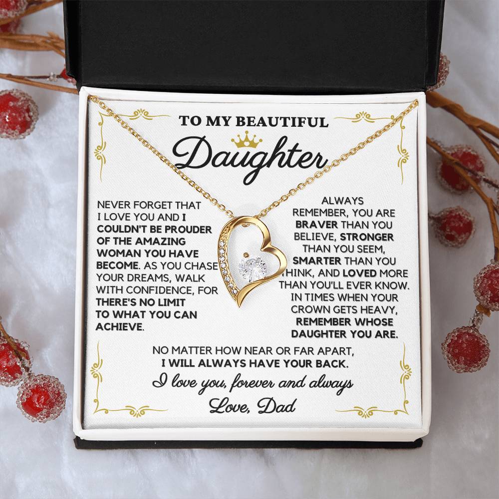 To My Beautiful Daughter, Love Dad – “Remember whose daughter you are” - TLG807